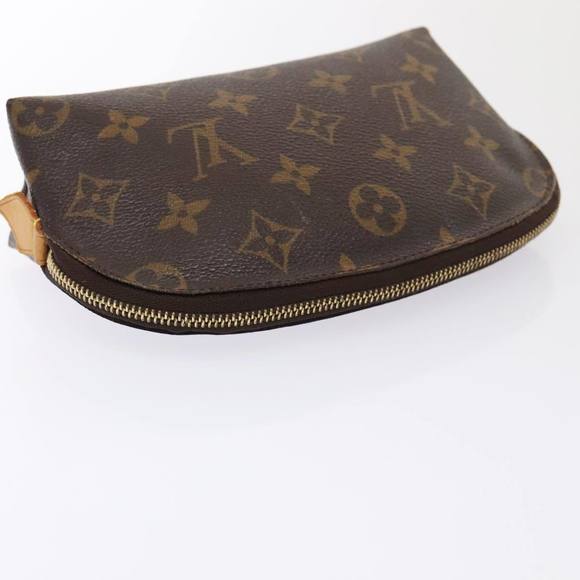 LOUIS VUITTON Monogram Pochette Cosmetic PM Cosmetic Pouch M47515 LV Auth 92242 - Picture 5 of 16